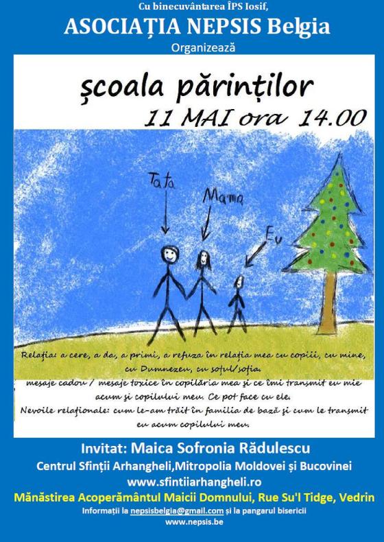 afis scoala parintilor mre