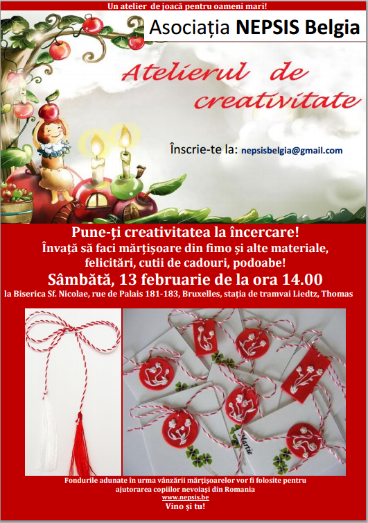 afis atelier de martisoare