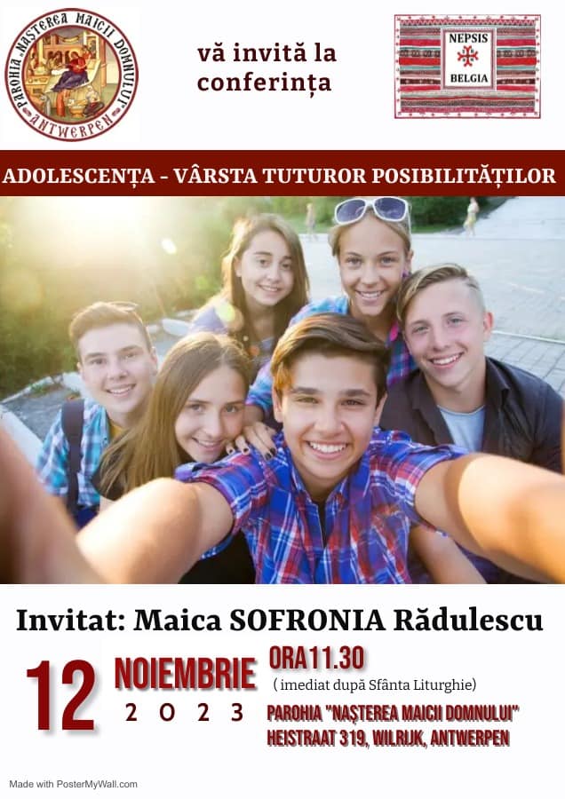 Conferinta: Adolescenta – Varsta Tuturor&nbsp;Posibilitatilor