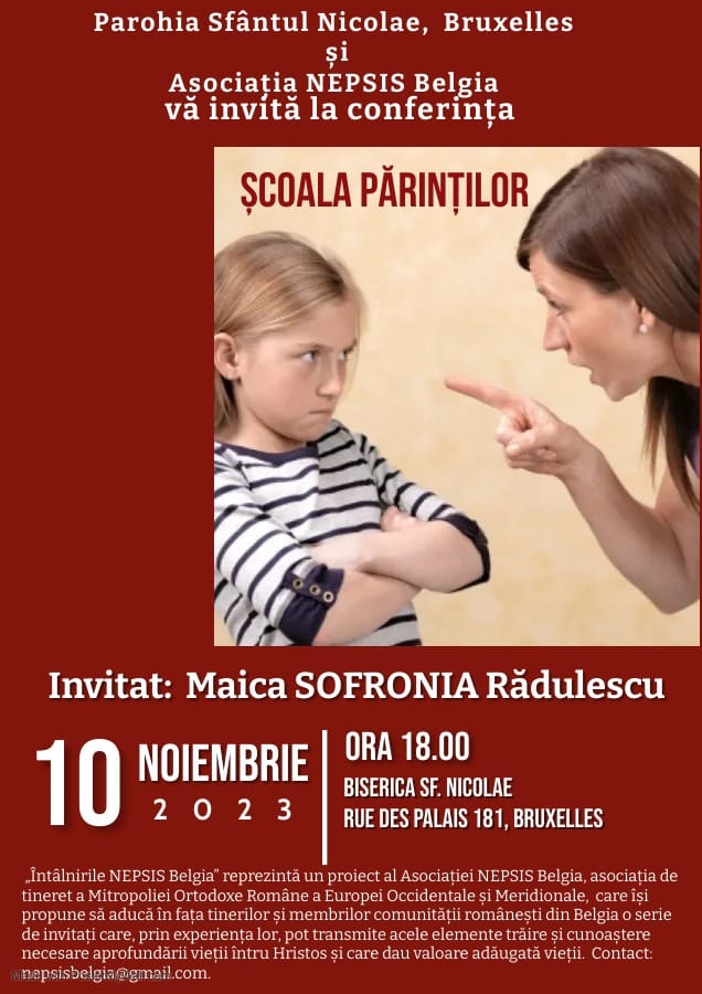 Conferinta: Scoala Parintilor