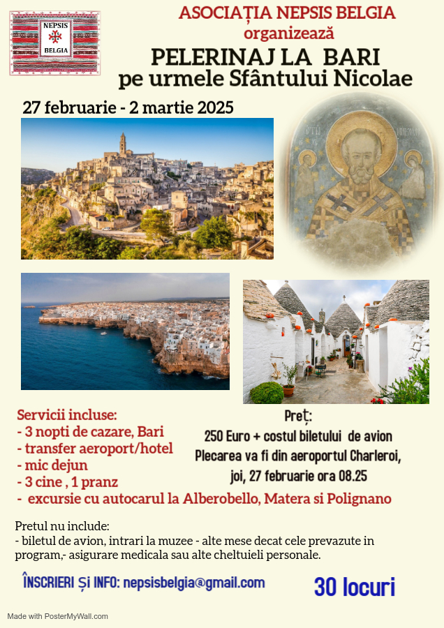 Pelerinaj: La Bari pe urmele Sfantului&nbsp;Nicolae